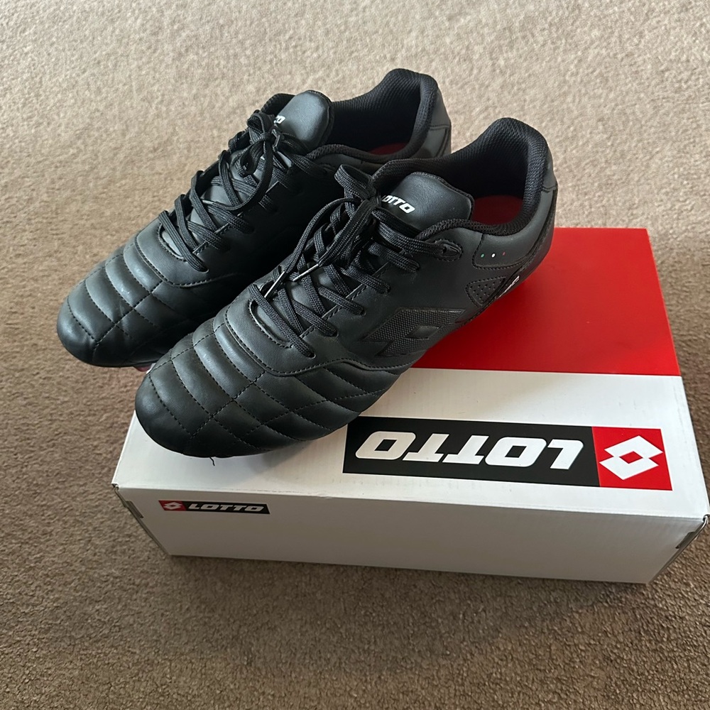 Lotto Men's Black Athletic Lace-Up Trainers